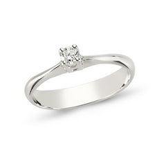 0.10 Karat Pırlanta Tektaş Yüzük