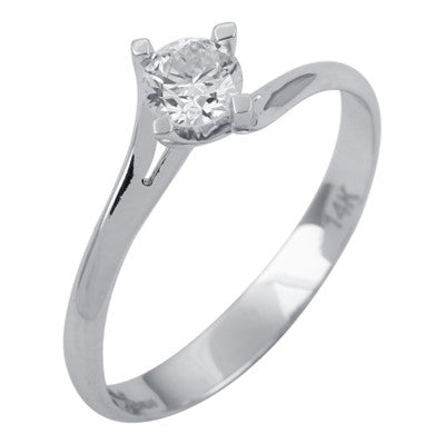 0.20 Karat Pırlanta Altın Tektaş Yüzük