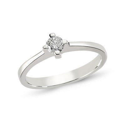 0.25 Karat Pırlanta Tektaş Yüzük