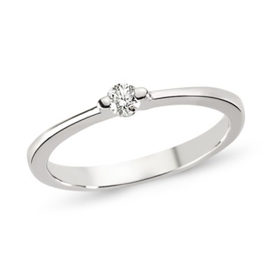 Pırlanta 0,13 Karat Tektaş Yüzük