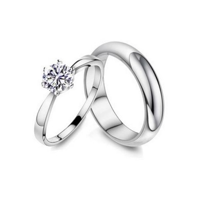 Pırlanta 0,20 Karat Tektaş ve Alyans Set