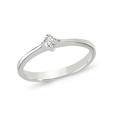 Pırlanta 0.08 Karat Tektaş Yüzük