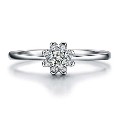 Pırlanta 0.16 Karat Tektaş Effect Yüzük