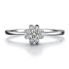 Pırlanta 0.16 Karat Tektaş Effect Yüzük