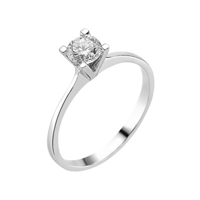 Pırlanta 0.45 Karat Altın Tektaş Yüzük