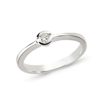 Pırlanta Altın 0,11 Karat Tektaş Yüzük