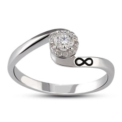 Pırlanta Altın 0,23 Karat Tektaş Efeckt Yüzük