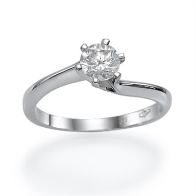 Pırlanta Altın 0.10 Karat Tektaş Yüzük-SPYZ-5000