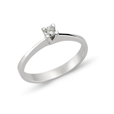 Pırlanta Altın 0.13 Karat Tektaş Yüzük-GY28