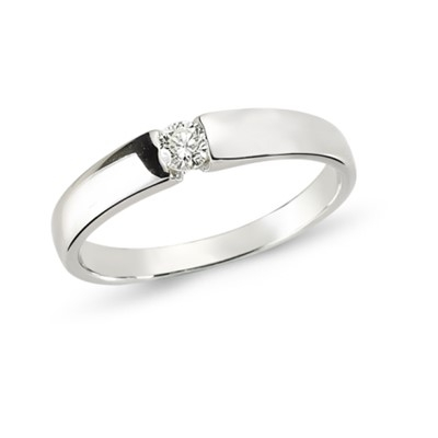 Pırlanta Altın 0.14 Karat Tektaş Yüzük Olivia