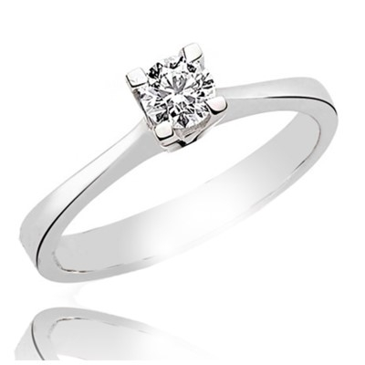 Pırlanta Altın 0.17 Karat Tektaş Yüzük