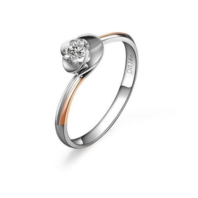 Pırlanta Altın 0.18 Karat Tektaş Yüzük Love