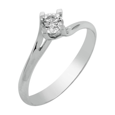 Pırlanta Altın 0.20 Karat Tektaş Yüzük Juliana-YZT012