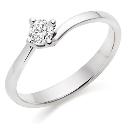 Pırlanta Altın 0.22 Karat Tektaş Yüzük