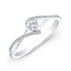 Pırlanta Altın 0.38 Karat Fantazi Tektaş Yüzük-SPYZ-5015