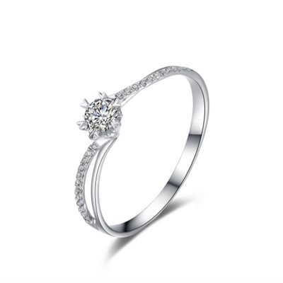 Pırlanta Altın 0.41 Karat Tektaş Yüzük