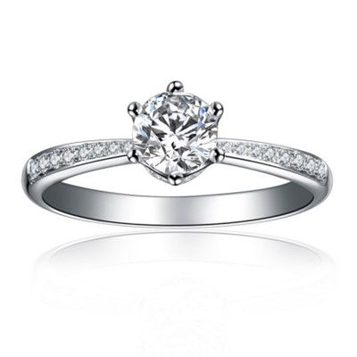 Pırlanta Altın 0.45 Karat Tektaş Yüzük-SPYZ-5114