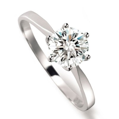 Pırlanta Altın 0.50 Karat Tektaş Yüzük