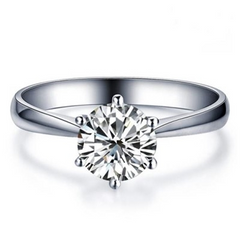 Pırlanta Altın 0.70 Karat Tektaş Yüzük