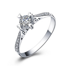 Pırlanta Altın Fantazi Tektaş Yüzük