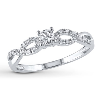 Pırlanta Altın Sonsuzluk Tektaş Yüzük