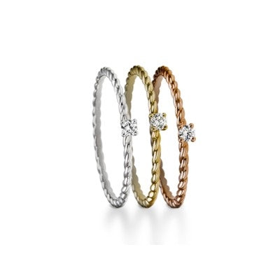 Pırlanta Renkli Altın 0,10 Karat Tektaş Yüzük-SPYZ-5163