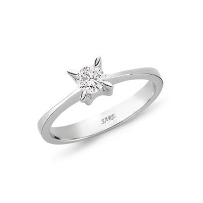 Pırlanta Tektaş 0.10 Karat Altın Yüzük