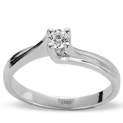 Pırlanta Tektaş 0.25 Karat Altın Yüzük