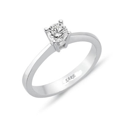 Pırlanta Tektaş Yüzük 0.20 Karat Altın