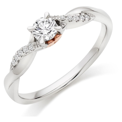 Pırlanta 0.30 Karat Tektaş Altın Yüzük-SPYZ-0037