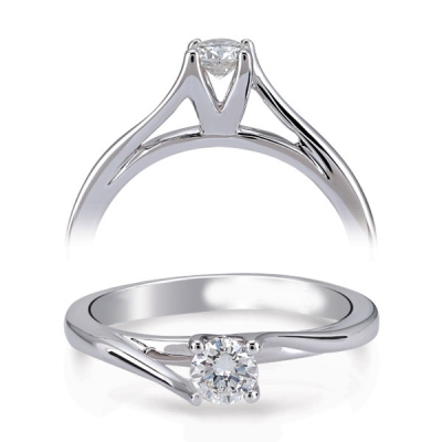 Pırlanta 0.18 Karat Tektaş Yüzük-SPYZ-01026