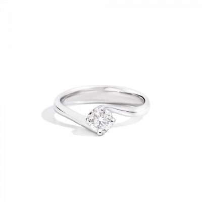 0.18 Karat Pırlanta Tektaş Yüzük