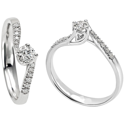 Pırlanta Altın 0.50 Karat Tektaş Yüzük-SPYZ-5226