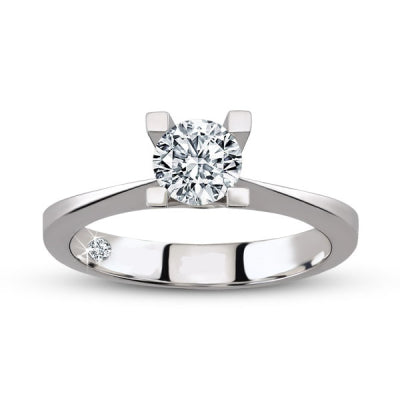 1.00 Karat Altın Pırlanta Tektaş Yüzük