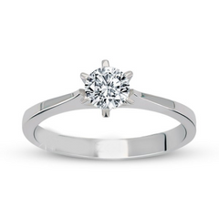 Pırlanta Altın 0.60 Karat Tektaş Yüzük